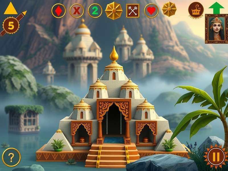 पिरामिड सॉलिटेयर सागा गेमप्ले स्क्रीनशॉट