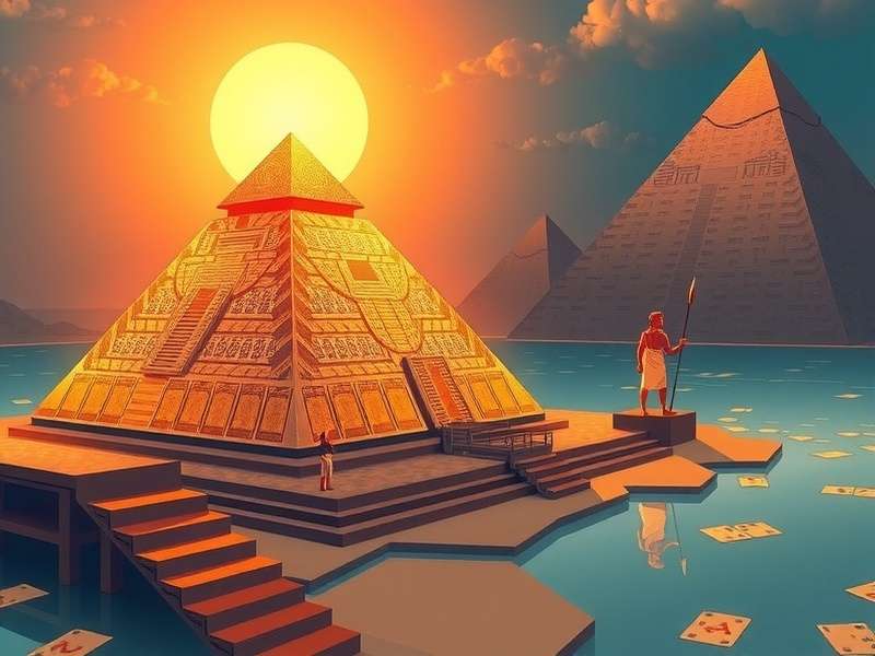 एएआरपी पिरामिड सॉलिटेयर गेम का स्क्रीनशॉट